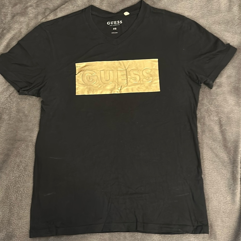 Black and golden Guess short sleeve